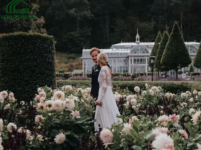 Yongsheng Victorian greenhouse, glass greenhouse, greenhouse wedding, large greenhouse